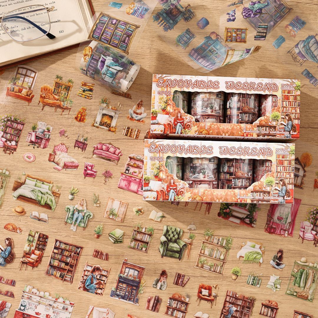 Enjoyable Weekend Journal Sticker Roll