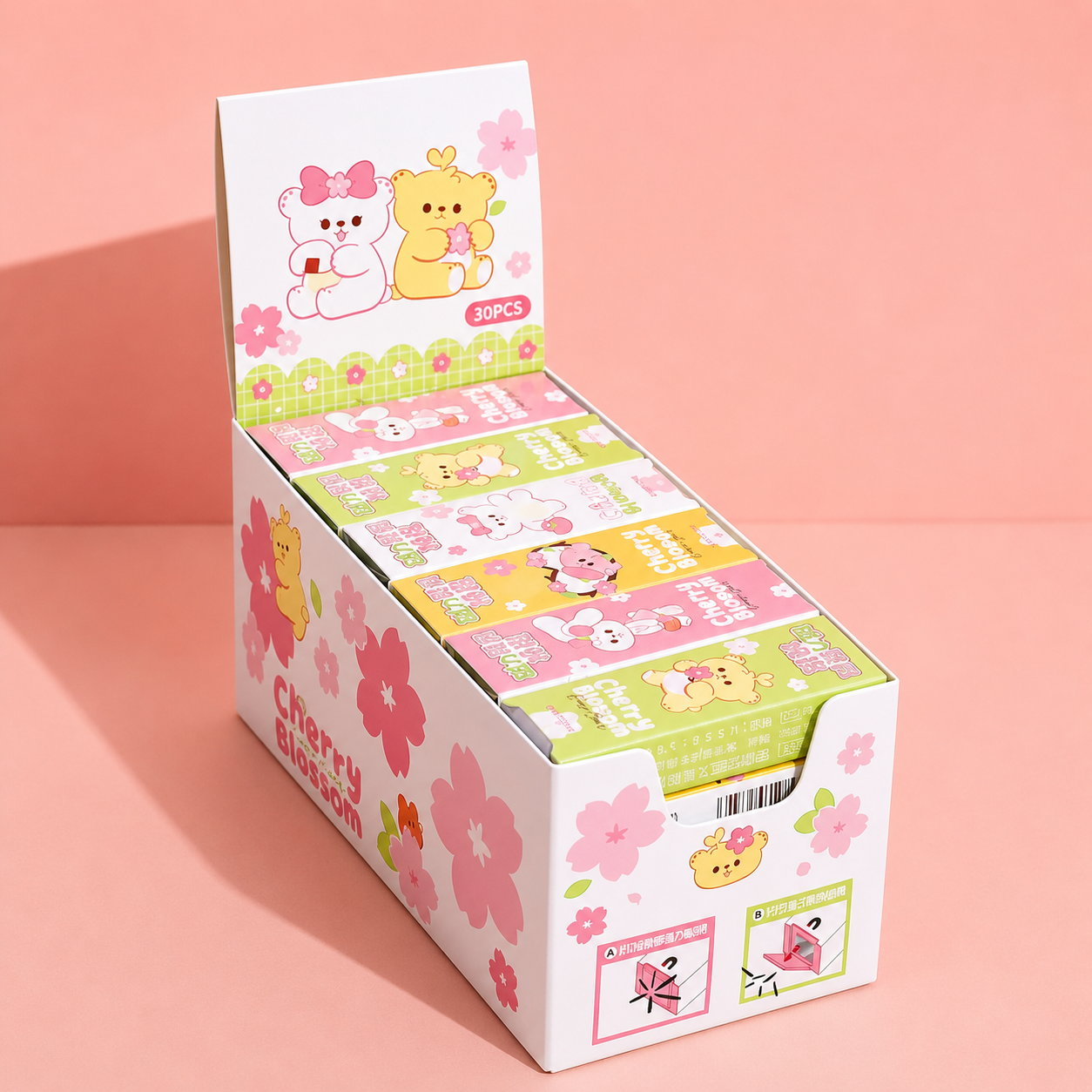 Cherry Blossom Magnetic Eraser
