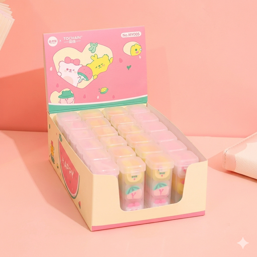 Kawaii Eraser Box