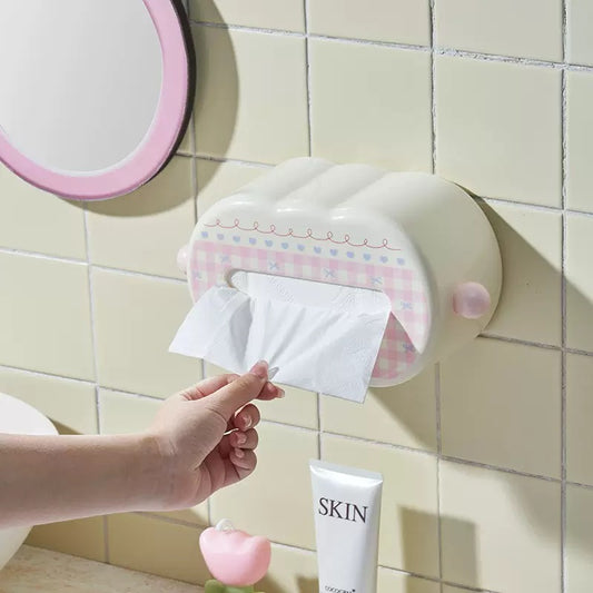 Gingham Tissue Holder