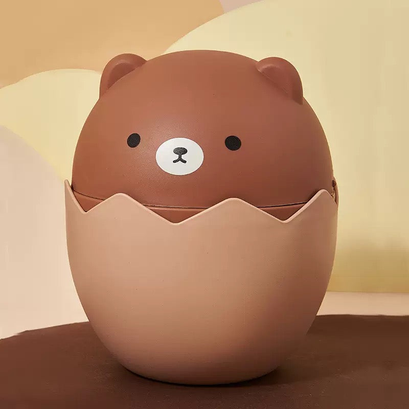 Bear Desk Dust Bin
