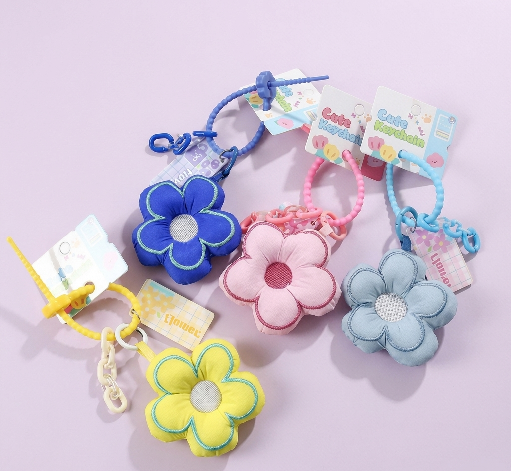 Kawaii Flower keychain