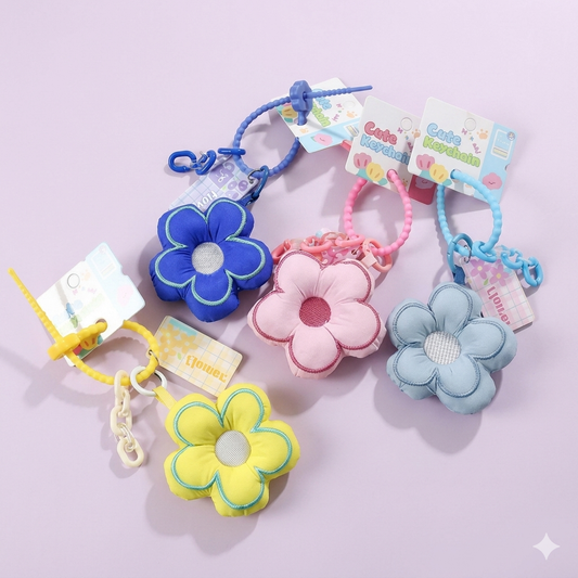 Kawaii Flower keychain