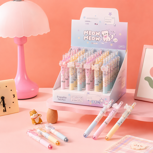 Kawaii Kitty Erasable Gel pen