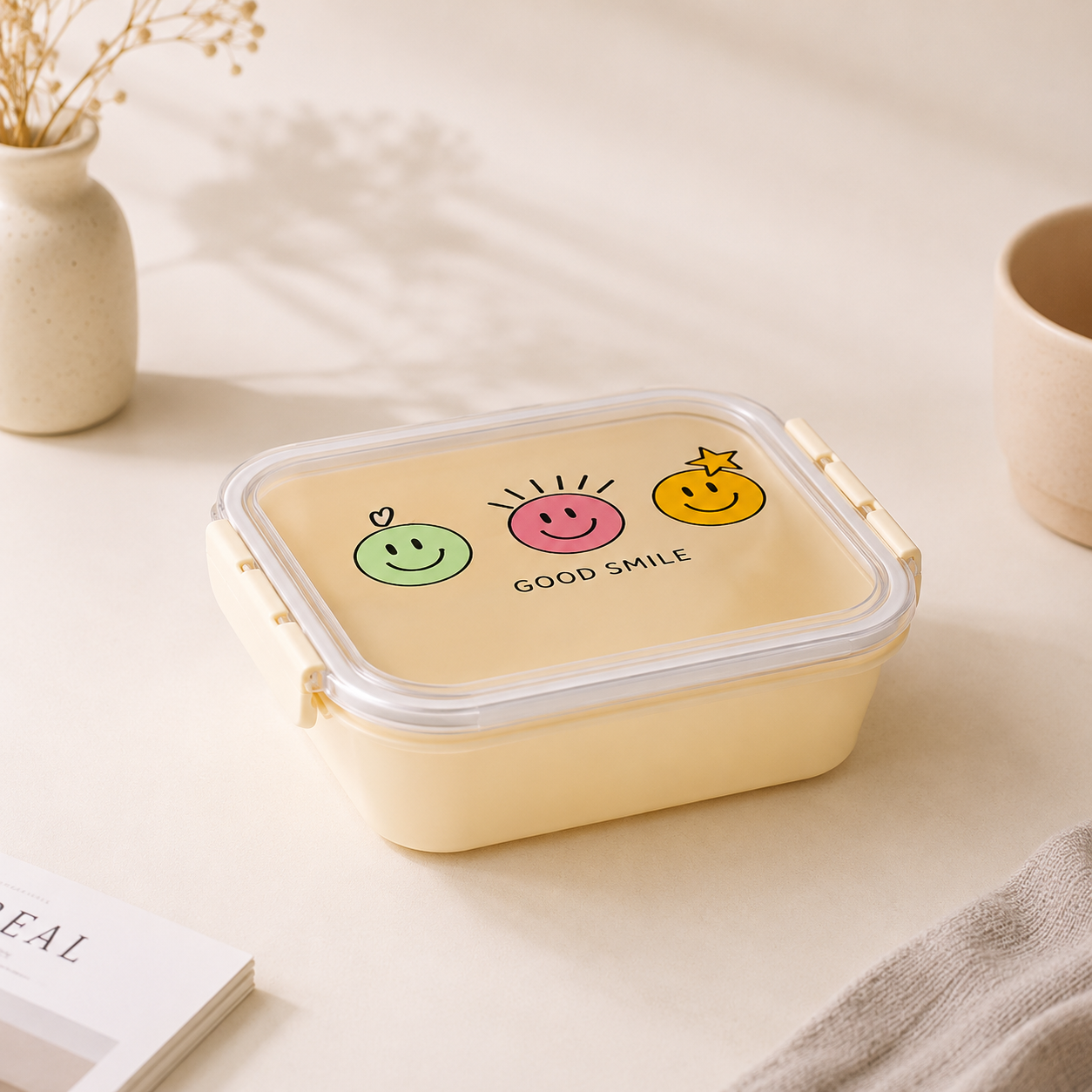 Mini Smiley Pastel Snack Box