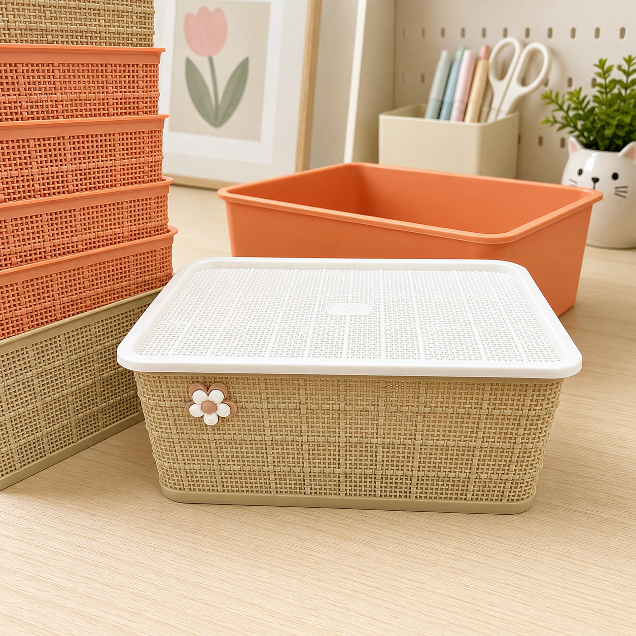 Kawaii Storage Basket