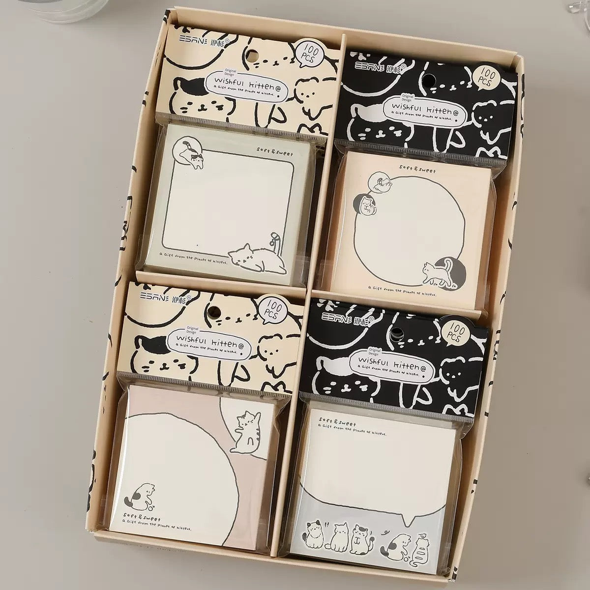 Kitty Sticky Notes