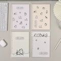 Polka Kitty Spiral Notebook
