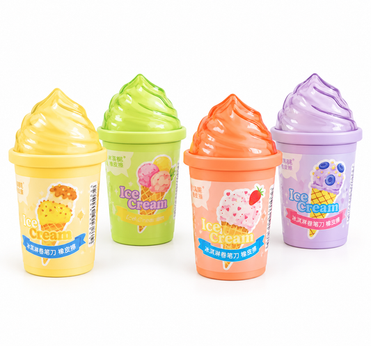 Ice Cream Eraser & Sharpener