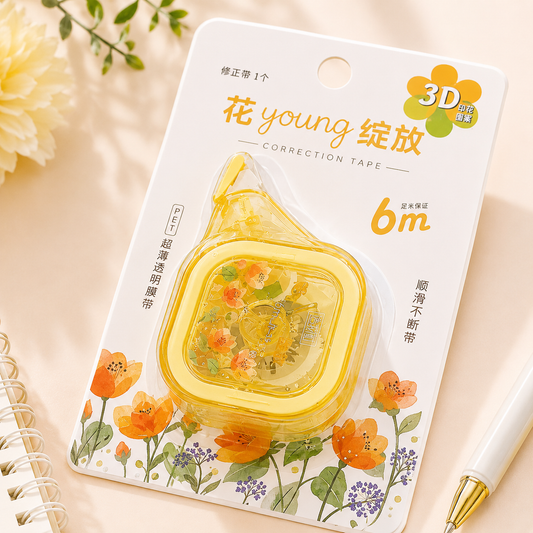 Floral Correction Tape