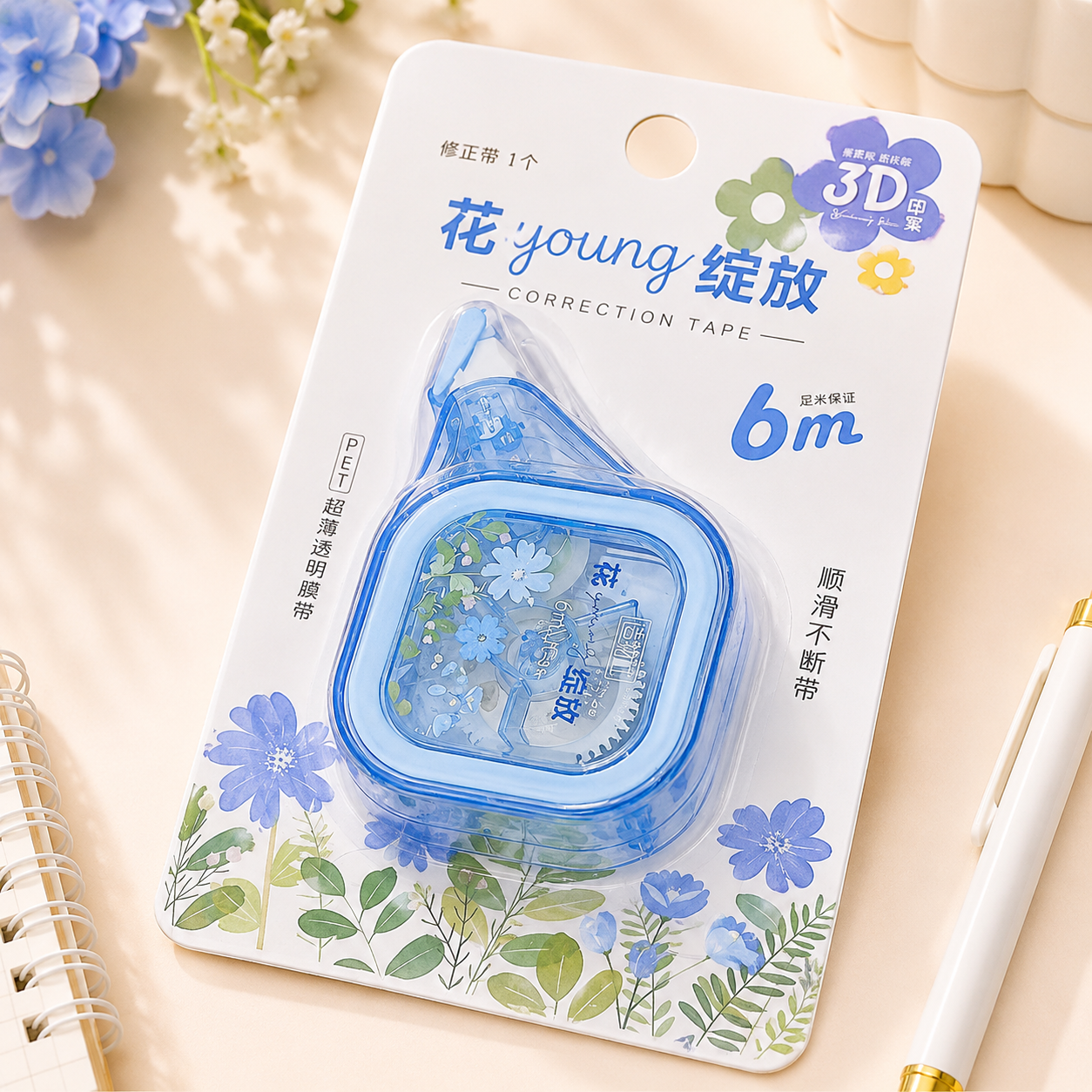 Floral Correction Tape