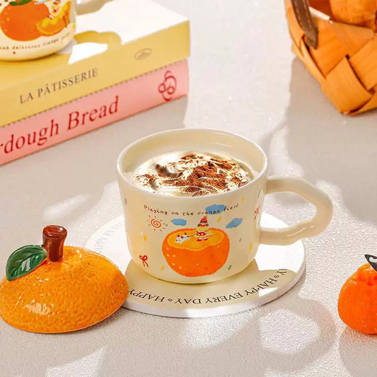 Orange Ceramic Mug
