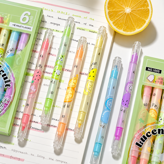 Fruit Scented Erasable Highlighter