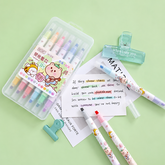 Pastel Dual-Tip Highlighter