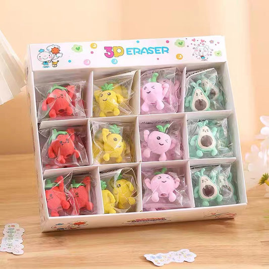 Fruit Eraser 5pcs set