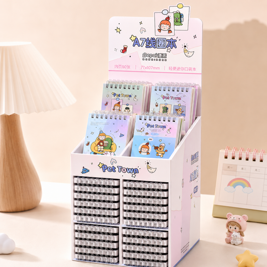 Pet Town A7 Spiral Notepad