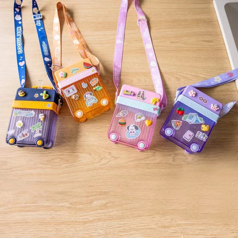Kawaii Luggage Water Bottle
