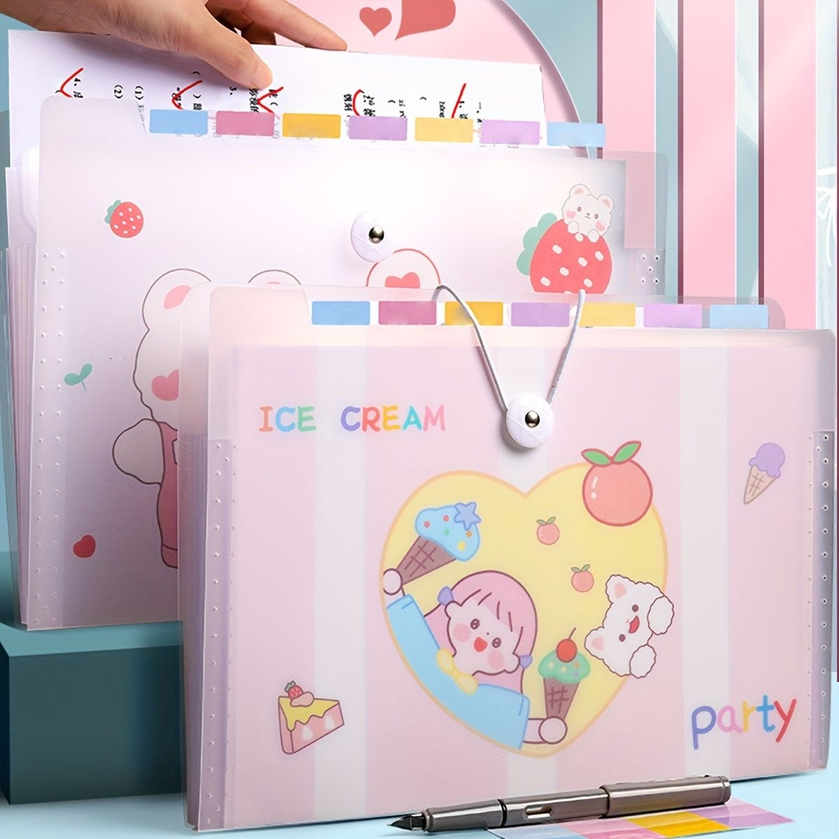 Kawaii A4 File Folder