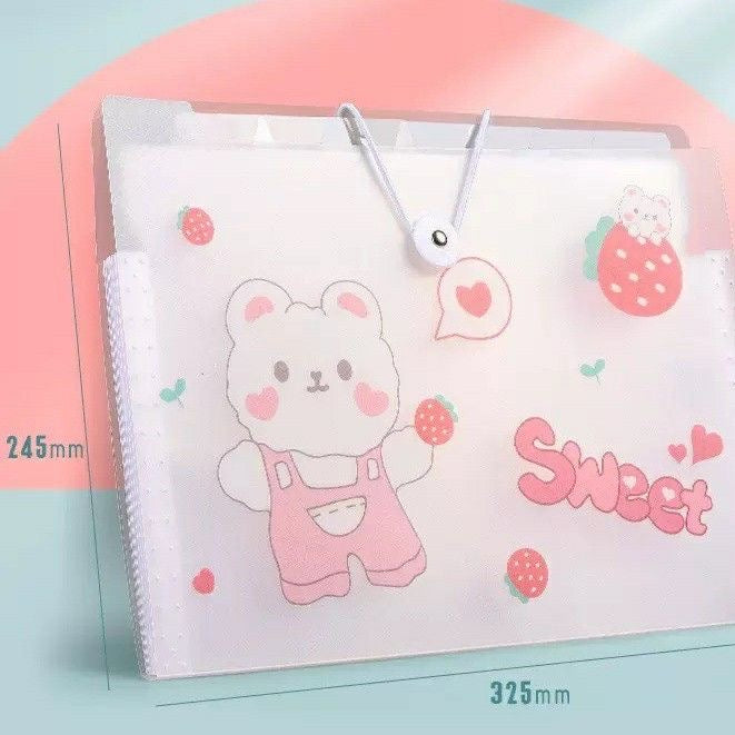 Kawaii A4 File Folder