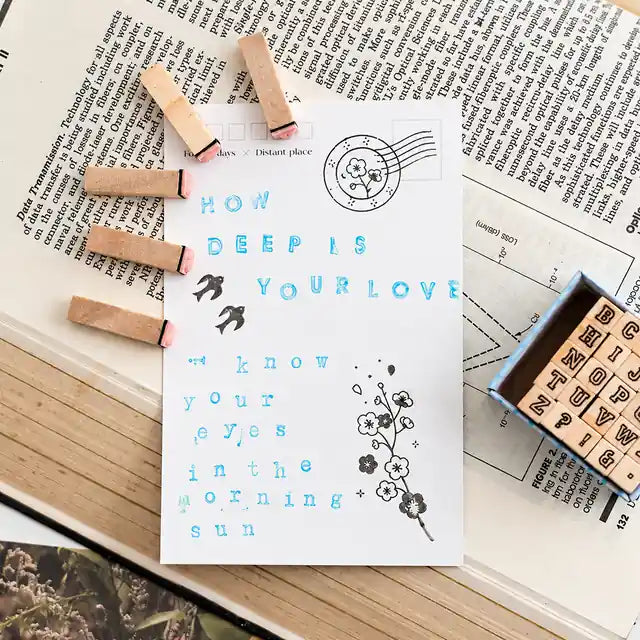 Mini Alphabet Stamp