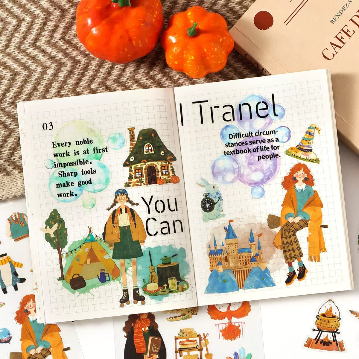 Whimsical Girl Deco Sticker Pack
