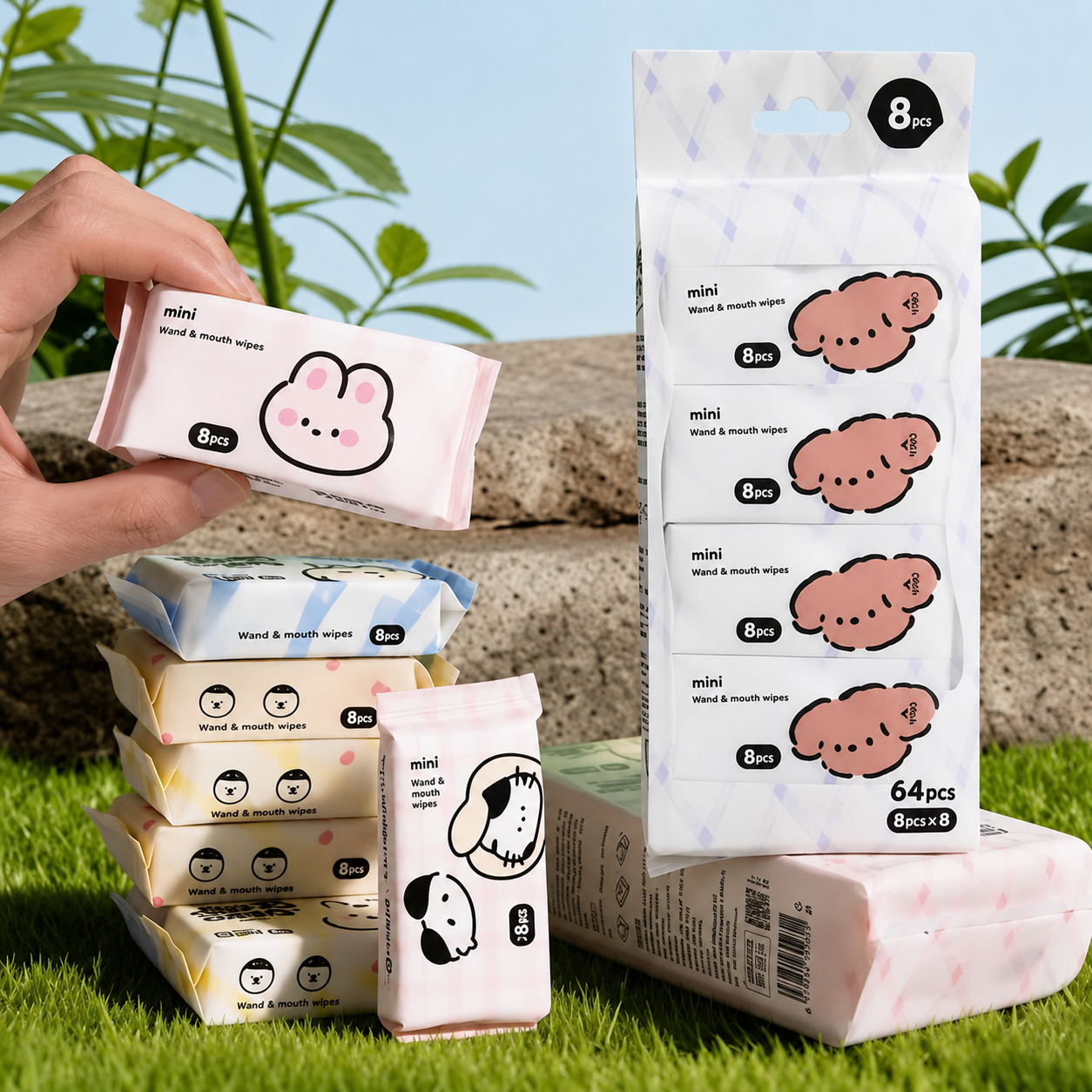 Cute Puppy Wet Tissue