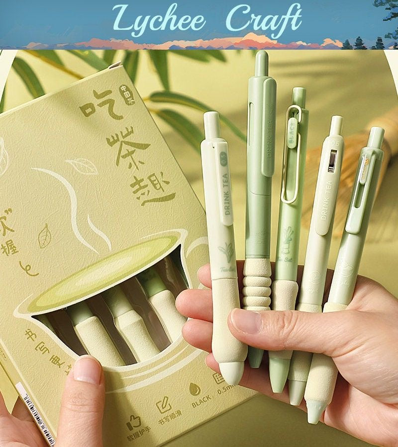 Green Tea Pen Set