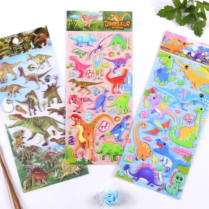 Dino Puffy Sticker