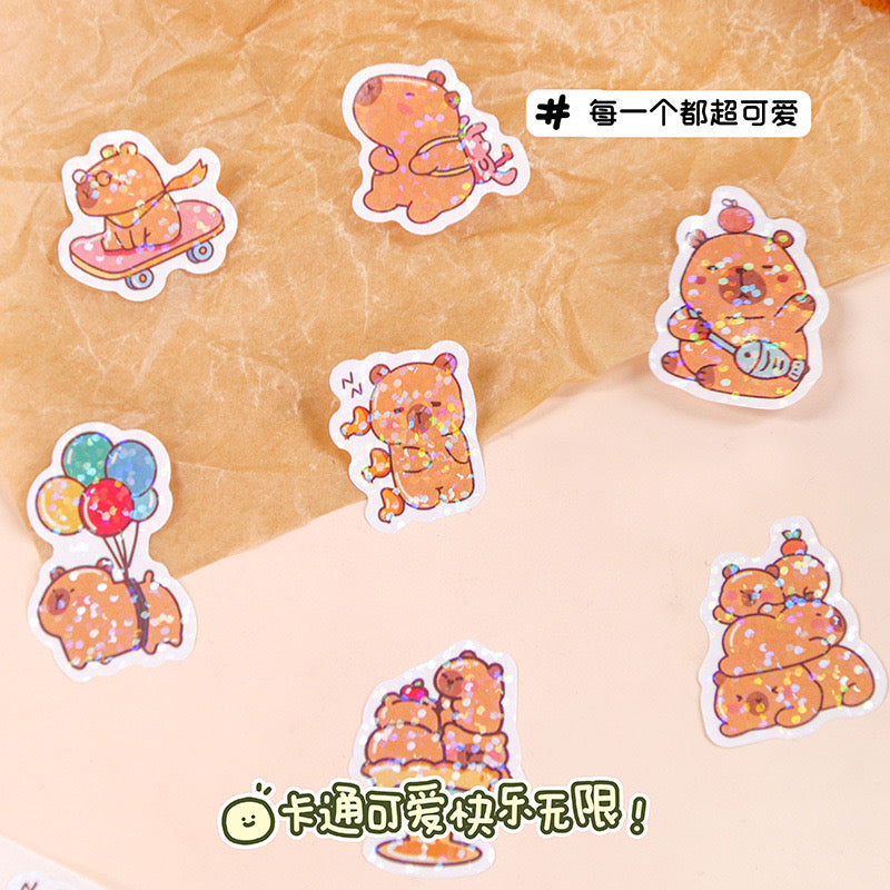 Capybara Sticker Roll