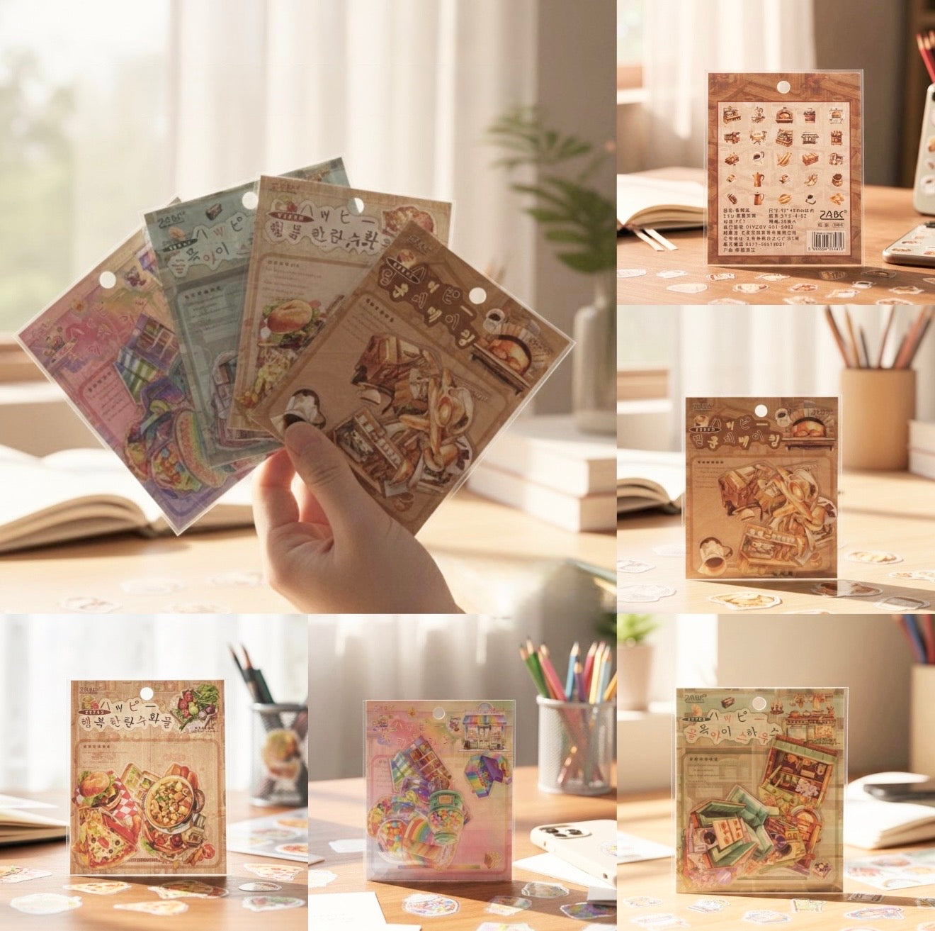 Vintage Journaling Deco Stickers