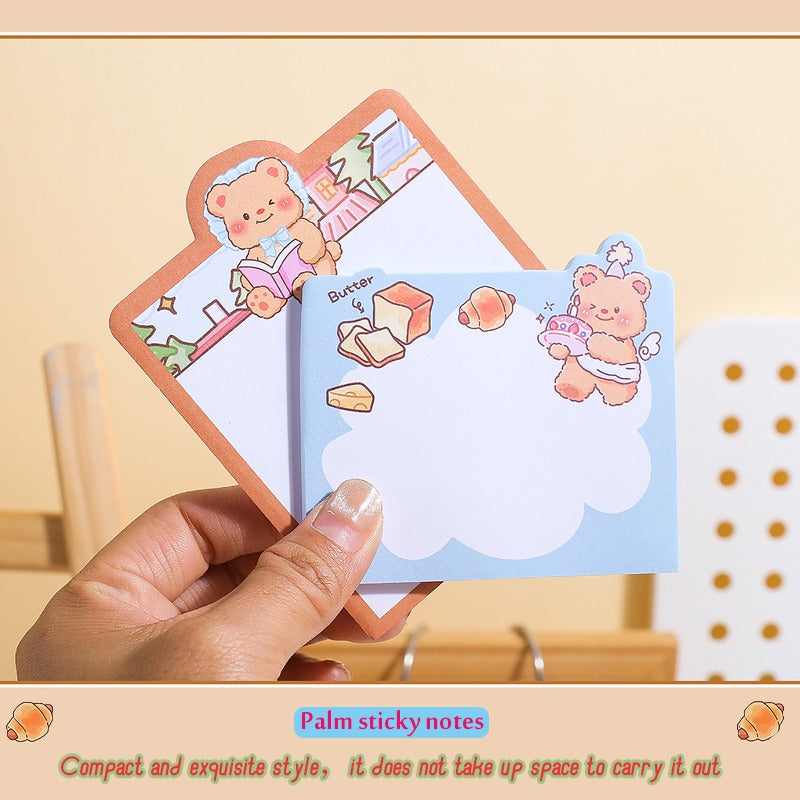 Bear Sticky Notes With Keychains