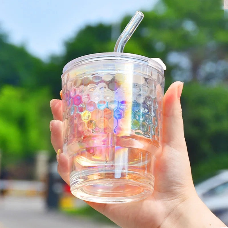 Holographic Glass Tumbler