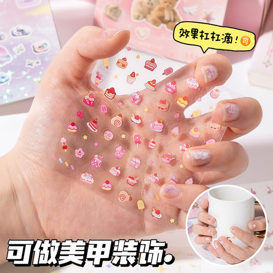 Kawaii Mini Deco Sticker Book 3 Pcs