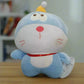 Doraemon Mini Meow Hat Plush