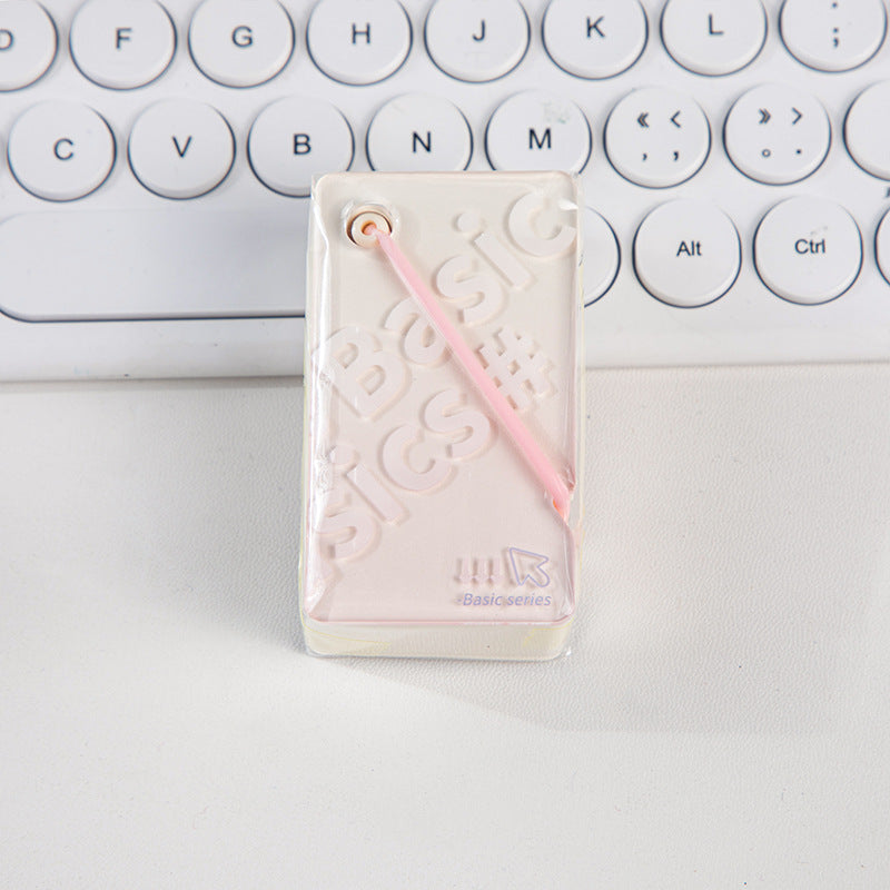 Mini Acrylic String Notebook