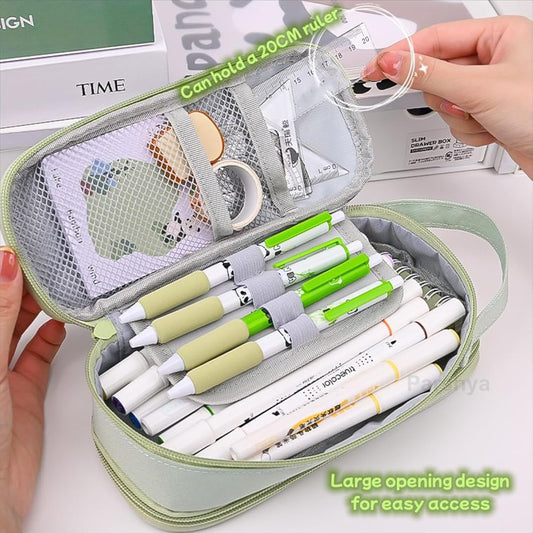 Large Capacity Double Layer Panda Pouch