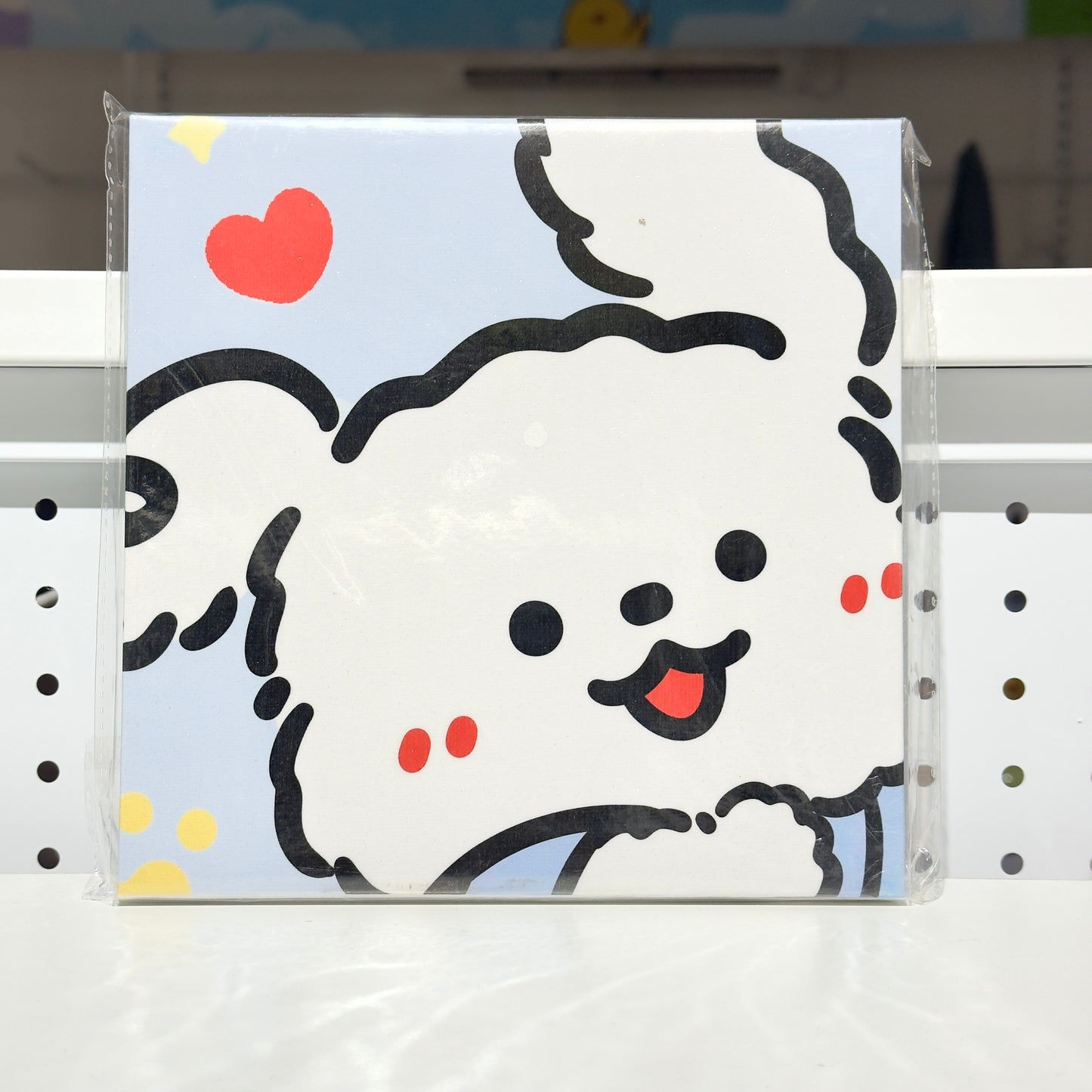 DIY Pom Pom Ball Paint Canvas