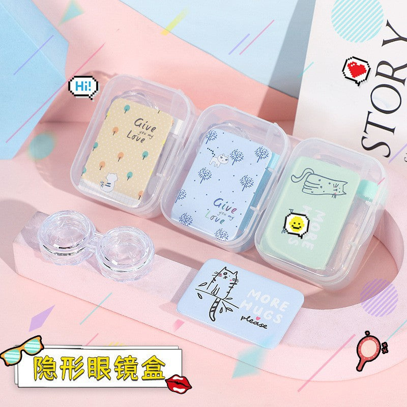 Contact Lens Case With Mirror