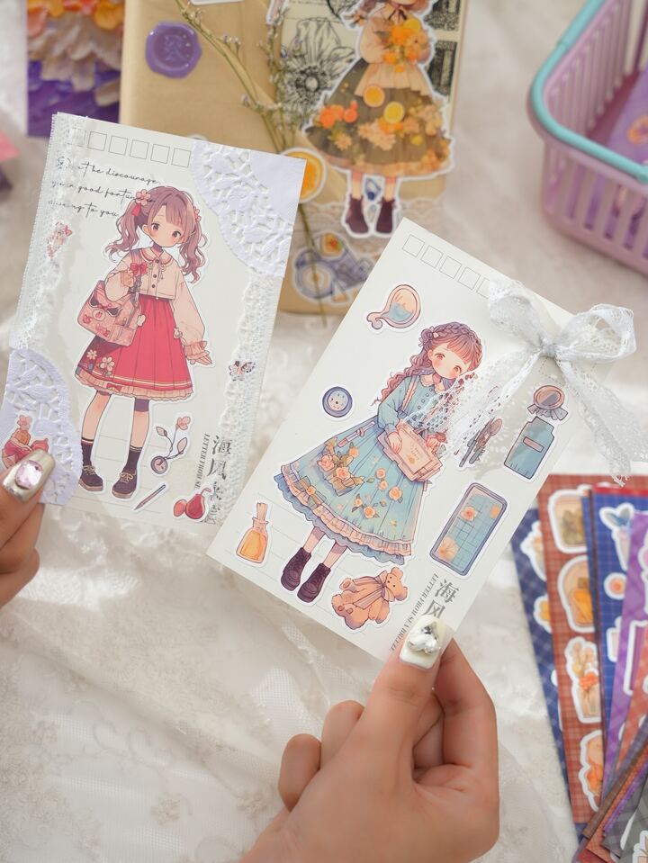 Girly Deco Sticker Book