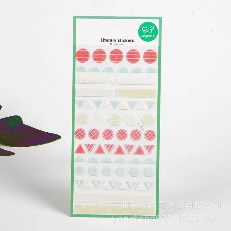 Daily Deco Shapes Sticker