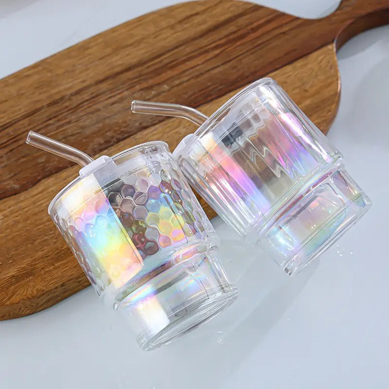 Holographic Glass Tumbler