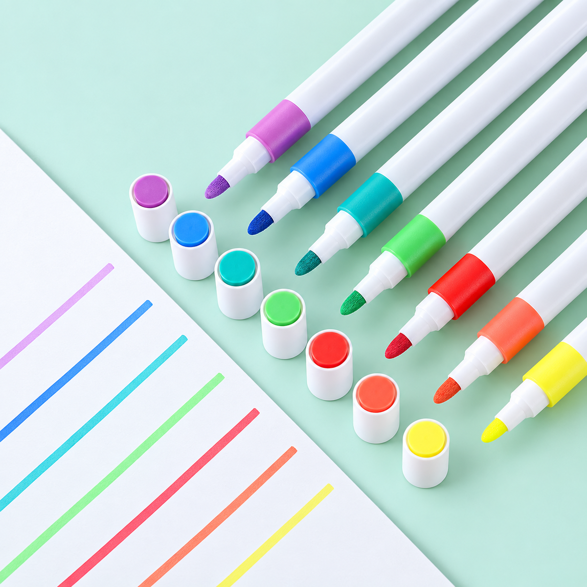 Kawaii Acrylic Marker Pen Set