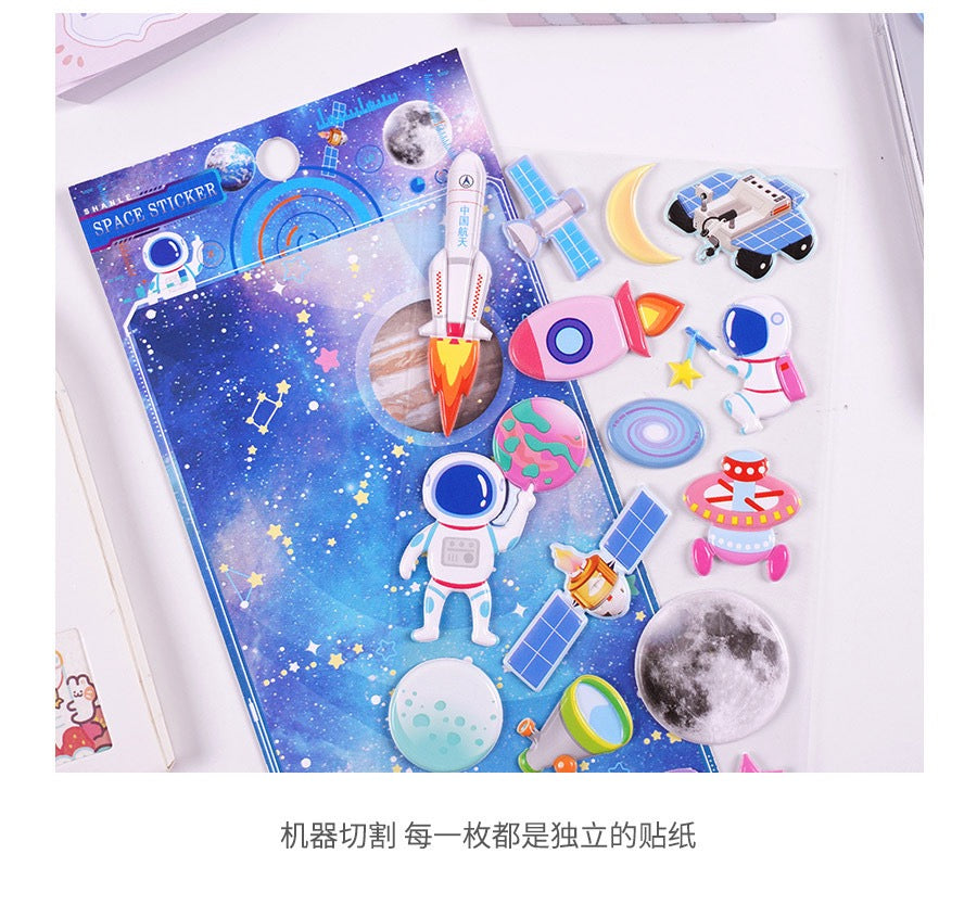 Space Puffy Sticker