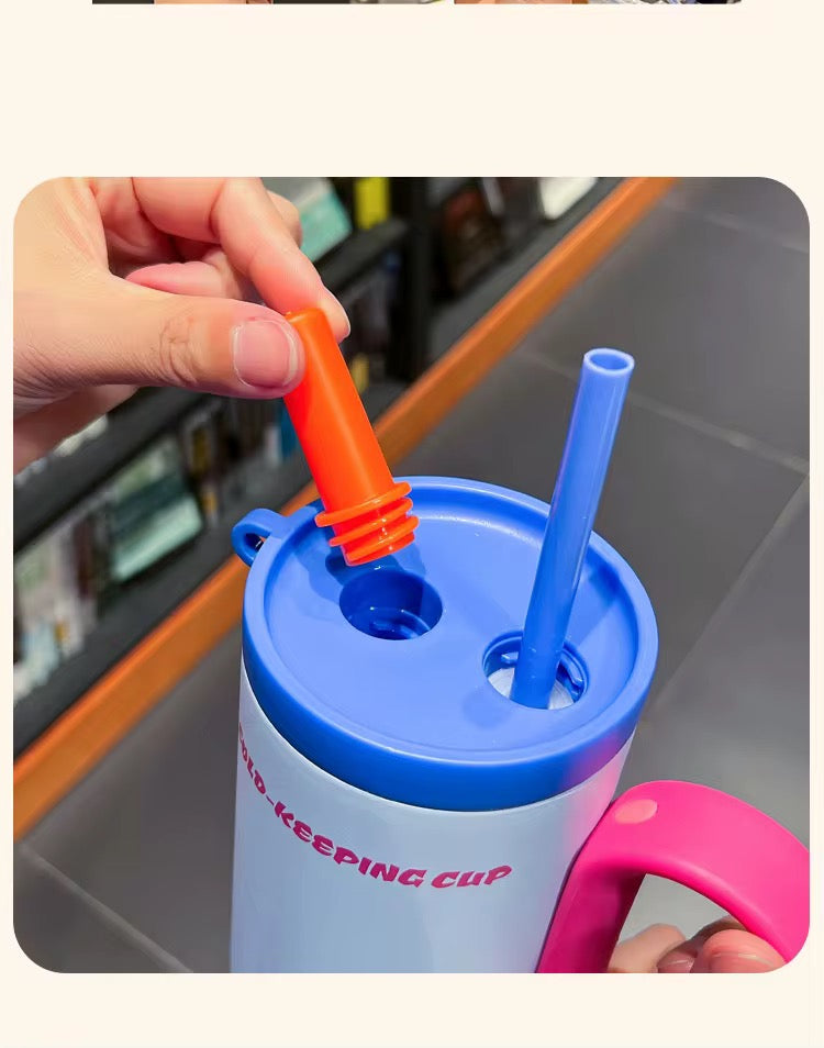 Kawaii Flower Charm Tumbler