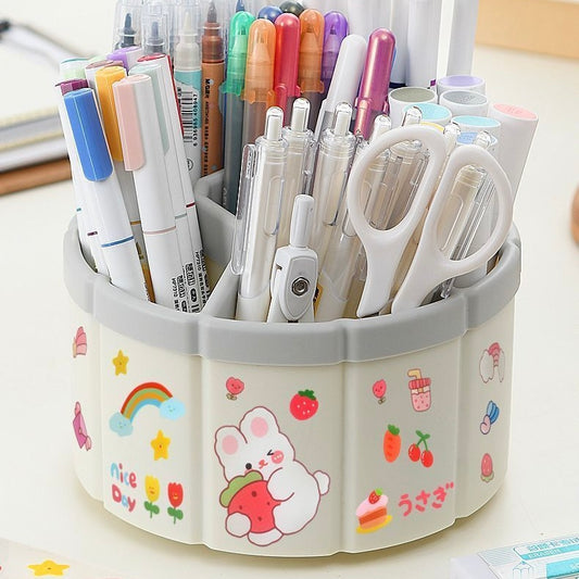 Kawaii Desk Organizer (360 Degree Feature)