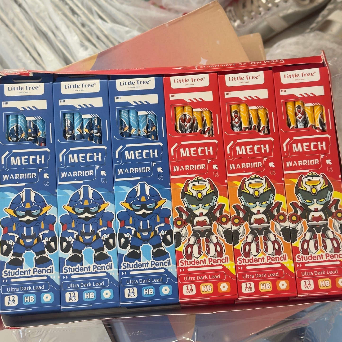 Mech Warrior Pencil Set