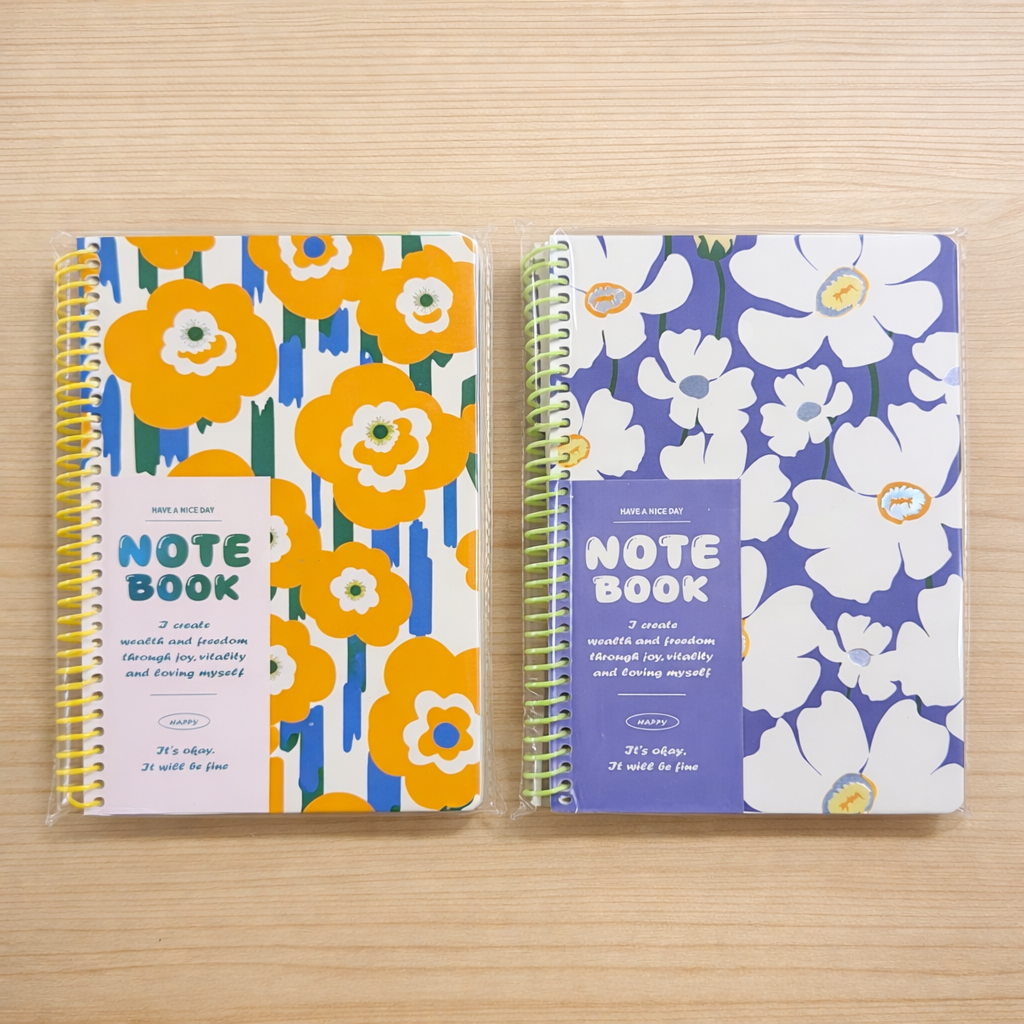 Botanical Wire Bound Notebook