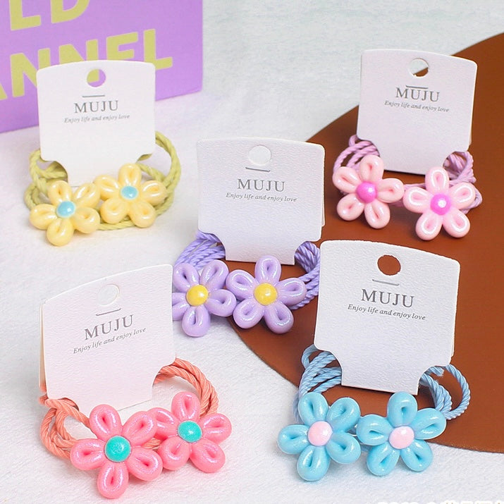 Korean Floral Hair Tie