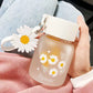 Daisy Mini Glass Bottle
