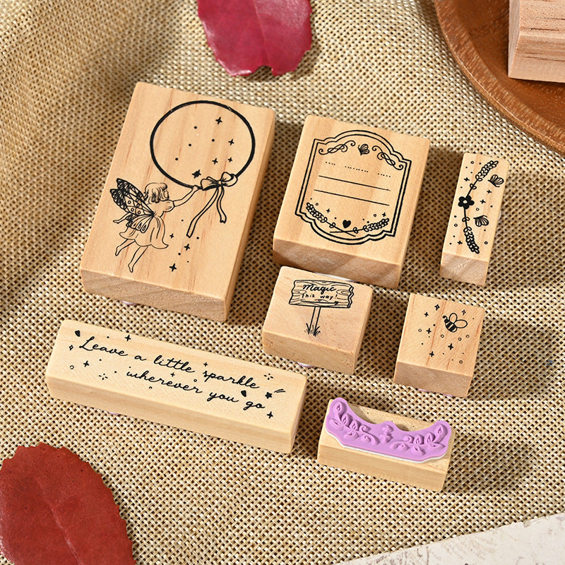 Journal Wooden Stamp Set